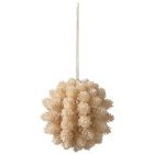 J-LINE BOULE SUSP POMME PIN PLA BEIGE L