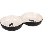 FLAMINGO GAMELLE POUR LA NOURRITURE ET L'EAU NALA - - CERAMIQUE