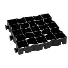 ECORASTER ELASTIC E40 ZWART 1.33MX1M