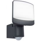 LUTEC SUNSHINE PROJECTEUR LED DETECTEUR PIR GRIS