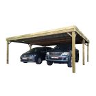 CARPORT GEMINI DUBBEL 600X550CM