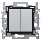 NIKO BOUTON POUSSOIR DOUBLE STERLING