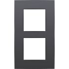 NIKO PLAQUE 2X VERT INTENSE ANTHRACITE