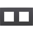 NIKO PLAQUE 2X HOR INTENSE ANTHRACITE