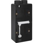 NIKO HYDRO OPBOUWDOOS 2VOUDIG 2 INGANG ZWART