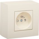 NIKO STOPCONTACT OPBOUWKIT + AARDING ORIGINAL CRÈME