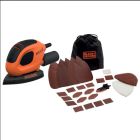 BLACK&DECKER BEW230BCA-QS MUISSCHUURMACHINE 55W + TAS + 10 ACCESSOIRES