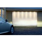 NOVOFERM PORTE SECTIONNELLE ISO20 GRAIN DE BOIS RAL9016 LIGNE ÉTROITE 250X200CM