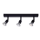 FANTASIA RUNE 3L SPOT PLAFOND NOIR 3X GU10 4.3W DIMMABLE