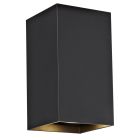 FANTASIA RADU APPLIQUE MURALE NOIR CARRE 2X GU10