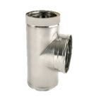 OPSINOX DUBBELWANDIG INOX T-STUK DIA 80MM