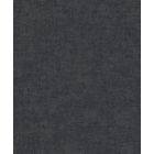 DUTCH WALLCOVERINGS POLAIRE DE VERRE TEXTURED TOUCH UNI BLACK/SILVER