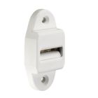 CHAMBERLAIN RIEMGELEIDING HOOG MET BORSTEL MAXI WIT RZ13-01