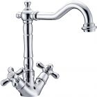 AQUATRENDS ANCONA KEUKENKRAAN CHROOM