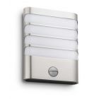 PHILIPS MYGARDEN RACCOON APPLIQUE LED INOX 1X4W + DETECTEUR