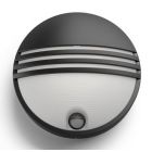 PHILIPS MYGARDEN YARROW IR APPLIQUE MURALE NOIRE 1X6W 230V+ DETECTEUR
