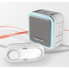 HONEYWELL HOME DEURBEL/GONG DRAADLOOS 150M 6MELODIE 84DB HALO GRIJS