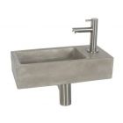 DIFFERNZ JUTI FONTEINSET BETON 38.5X18.5CM