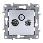 LEGRAND STOPCONTACT TV/FM/SAT NILOE ALU