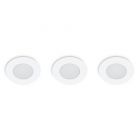 SPOT LED ENCASTRABLE 3X5W IP65 BLANC