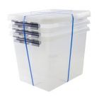 SUNWARE Q-LINE BOX 52L TRANSPARENT 3PCS