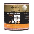 RUBAN ELECTRIQUE TURBOSTAR 40MM BLANC 100M