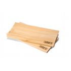 WEBER 2 GRANDES PLANCHES À FUMER EN CÈDRE 15X41CM