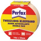 PERFAX TWEEZIJDIGE KLEEFBAND 10M