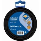 PROFILE AUDIOCABLE 25M 2X0.75mm NOIR E410515