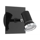 EGLO TAMARA 1 SPOT PLAFOND NOIR CHROME 1X3.3W