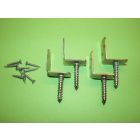 EQUERRES DE FIXATION SOUS BLISTER