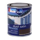 LEVIS DUOL HOUT VERF BUITEN SATIN NORMANDISCH BRUIN 750ML