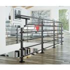 KIT PURE BLACK 1.5M FIXATION DU SOL RAL 9005