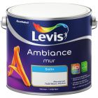 LEVIS AMBIANCE MUURVERF BINNEN SATIN MARMERWIT 2,5L