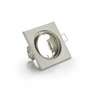 TRIO JURA INBOUWSPOT VIERKANT NIKKEL MAT GU10