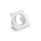 TRIO JURA SPOT ENCRASTRE CARRE BLANC MAT GU10