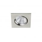 TRIO PAMIR SPOT ENCASTRE CARRE NICKEL MAT 5.5W