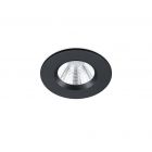 TRIO ZAGROS INBOUWSPOT ZWART ROND 5.5W IP65
