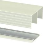 STOREMAX BASIC RAIL PORTE COULISSANTE BLANC ALUMINIUM 240 CM TYPE R-40