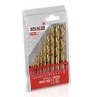 KREATOR KRT012102 10 HSS-TIN BORENSET 1-10MM