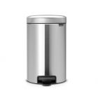 BRABANTIA NEWICON POUBELLE À PEDALE 12L AVEC SEAU INTERIEUR SYNTHETIQUE