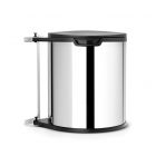 BRABANTIA BUILT-IN BIN POUBELLE À ENCASTRER 15L AVEC SEAU INTERIEUR SYNTHETIQUE