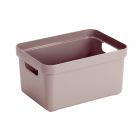 BOITE DE RANGEMENT SIGMA HOME 13L ROSE