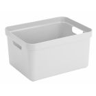 SIGMA HOME BAC DE RANGEMENT 32L BLANC