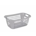 BASIC PANIER A LINGE 55CM GRIS ARGENT