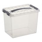 SUNWARE Q-LINE BOX 9L TRANSPARENT/METAL