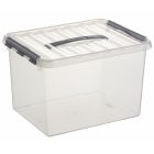 SUNWARE Q-LINE BOX 22L TRANSPARENT/METAL