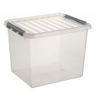 SUNWARE Q-LINE BOX 52L TRANSPARENT/METAL