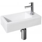 DIFFERNZ HELIOS FONTEINSET RECHTS WIT 36X18CM