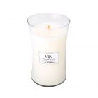 WOODWICK WHITE TEA & JASMINE LARGE CANDLE